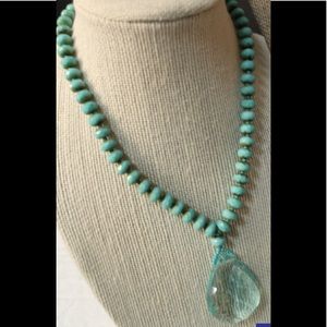 Beautiful blue necklace